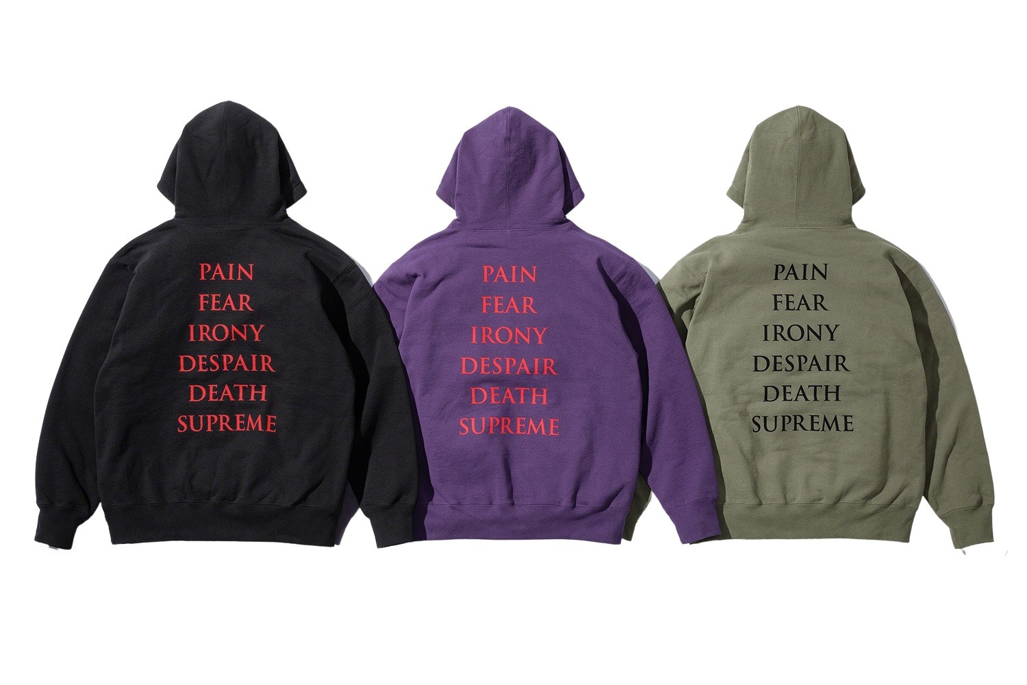 Supreme/The Crow Hooded Sweatshirt view 3